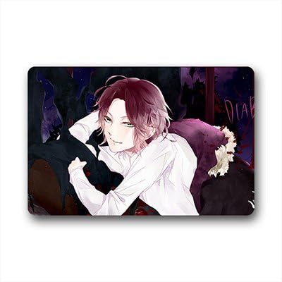 Stylish Custom Diabolik Lovers Doormat Non-slip and Machine- washable Fabric Material 23.6 Inches x 15.7 Inches