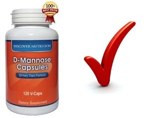 D-mannose 120 Capsules 500mg. - Urinary Tract Formula Using 100% D-mannose