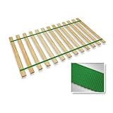 IMAGE OF Full Size Attached Bed Slats - Bunkie Boards (Green Straps)