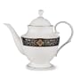 Lenox Vintage Jewel Platinum Banded Bone China Teapot