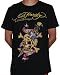 ED HARDY by Christian Audigier Mens Death Or Glory Tattoo Skull Dagger Tee T-Shirt Black