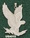 Air Force Academy Falcons Giant 1 5/8 W x 2 1/4 H Falcon Pendant - 14KT Gold Jewelry