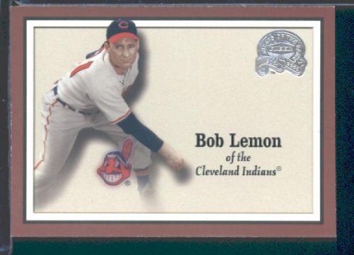 2000 Fleer Greats of the Game Baseball Card # 76 Bob Lemon Cleveland Indians Mint Condition - Shipped In Protective Screwdown Display Case!