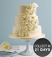 Classic Rose Sponge Wedding Cake