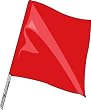 Taylor Made Products Skier Down Boat Flag (18-Inch Pole)