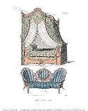 Anonymous - Blue Loveseat Size 11x14 Poster Print
