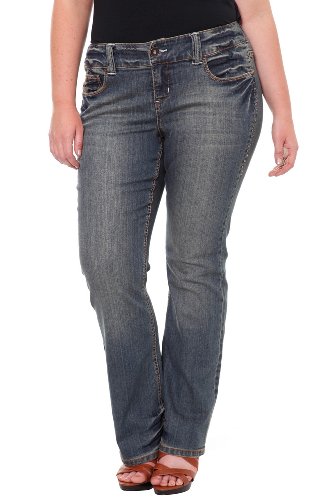 Torrid Plus Size Torrid Denim - Macaroon Bootcut Jean product image
