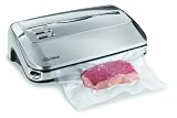 Rival VS125 Seal-a-Meal Cord/Cordless Rechargeable Food Sealer, Brushed Chrome