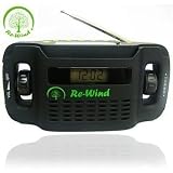 Rewind Wind-up and Solar Powered Radio With Built-in Torch, Environmentally Friendly, Never Needs Batteries!! - Ideal For Walking, Hiking, Camping, Festivlas and Power Cuts