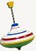 TOY - Spinning Top with Stripes [Think  what is most important in a spinning top? Tha...