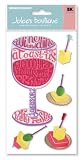 Jolee's Boutique Le Grande Wine Dimensional Stickers