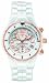 TechnoMarine Women's 208020 MoonSun Ceramic Mini Gold-Plated White Watch