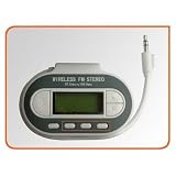 Greymobiles White Digital LCD FM Transmitter Kit