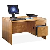 LLR44311 - Computer Desk, 47-1/2x29-3/4x27, Medium Oak