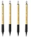 Kuretake Japanese Bimoji Felt Tip Brush Pen 4pc Set For Manga/Calligraphy