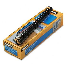 Plastic Comb Bindings, 1 Diameter, 200 Sheet Capacity, Black, 10 Combs/Pack