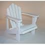 Kids Adirondack Chair Painted White Cedar