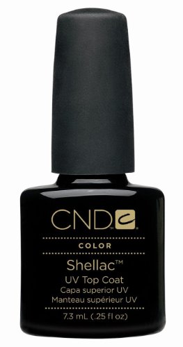 CND Shellac Color Coat with UV3 Technology, Top Coat
