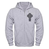Artsmith, Inc. Zip Hoodie Celtic Cross - XL