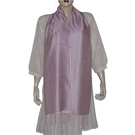 Womens Silk Scarf Stole Rectangular 19 x 72 inches (psrf162)