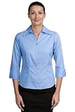 Port Authority - Ladies 3/4 Sleeve Open Neck Blouse. L629