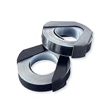 Produkt-Bild: Herlitz 8754210 Pr&auml;geband 3,65m x 9,5mm, 2 St&uuml;ck selbstklebend, Farbe schwarz