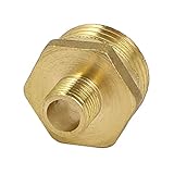 uxcell　ダブルオスホースコネクタ　19.5mmx8.2mm　エアニューマチック　六角ブッシング