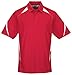 Mens UltraCool® 3-Button Birdseye Mesh Lightning Sports Polo (12 Colors, S-6XLT)