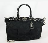 Coach Signature Sophia Convertiable Satchel Bag Purse Tote 18650 Black thumbnail