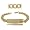 Engravable Masonic ID Bracelet in Gold Tone W/ Signet