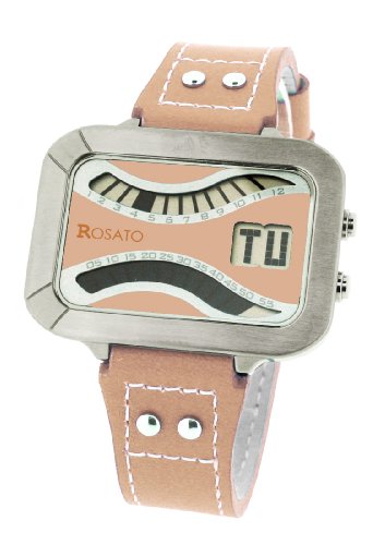 Rosato Damen-Armbanduhr Matrix XII Wave Silver Peony Digital Quarz R673 Preisvergleich