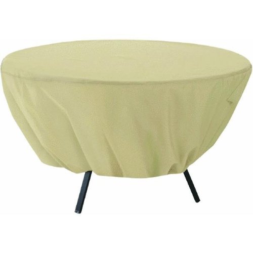 Outdoor Patio Classic Accessories Beige Table Cover