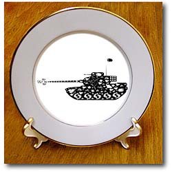 Fish Tank - 8 Inch Porcelain Plate