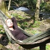 ENO - Single hammock - Khaki and Black