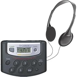 Sony SRF-M37W Walkman Digital Tuning Weather/FM/AM Stereo Radio (Black)