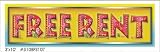 For rent vinyl banner 3' x 10'