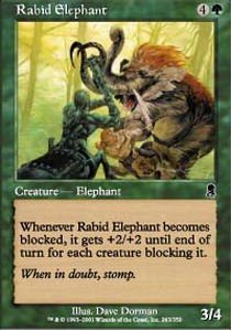 Magic: the Gathering - Rabid Elephant - Odyssey