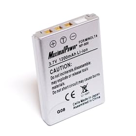 Maximal Power DB MIN NP-900 Replacement Battery for Minolta Digital Camera Camcorder... by MaximalPower