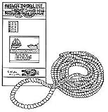 BUCCANEER ROPE CO. TWISTED NYLON DOCK LINE WHITELength: 5/8' x 25'