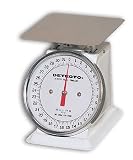Detecto Mechanical Dial Type Portion Scale, 1000 Gram Capacity, Enamel Finish, Model PT-1000RK