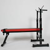 Trainingsbank Hantelbank Fitnessbank 4in1 mit Langhantelstange