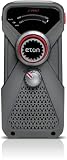 Eton Hand Turbine AM/FM Weather Radio and LED Flashlight - Gray