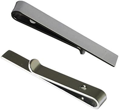 CocoFang Tie Bar TIE Clip Sleek Design - A New Kind of Tie Clip Tie Bar with Gift Box (Black)