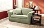 Sure Fit "Stretch Pinstripe" Slipcover, 2-Piece T-Cushion Loveseat French Blue