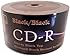 Black/Black 52X 80-Min Double-Sided Colored CD-R 100-Pak (2 x 50-Pak)