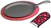 Lodge Cast Iron Fajita Set with Wooden Underliner, Chili Pepper Red