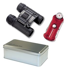 Victorinox Golftool and Simmons Compact Binoculars (Ruby)