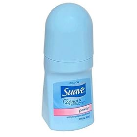 Suave Anti-Perspirant & Deodorant, Roll-On, Powder -  2.7 oz.