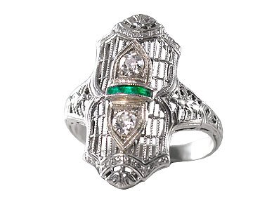 ANTIQUE STYLE GOLD RING
