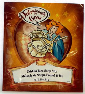 Chicken Rice Soup - Makes 4 servings by Outrageously Good